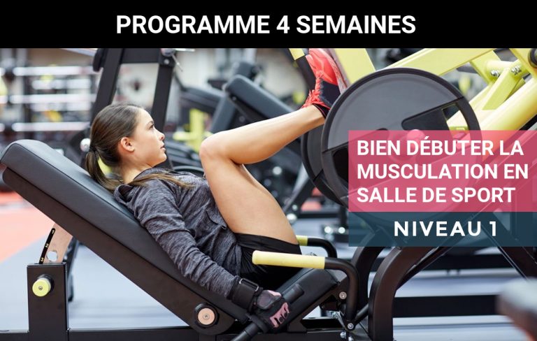 programme musculation femme salle de sport débutante gratuit