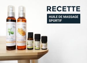 recette huile massage sportif naturel
