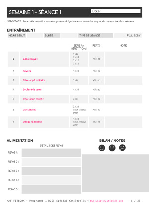 FITBOOK Spécial Kettlebells